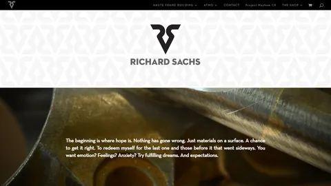 Preview of the Richard Sachs Cycles website