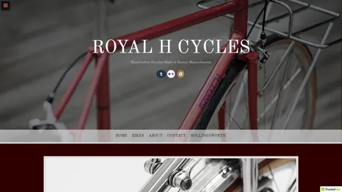Preview of the Royal H Cycles website