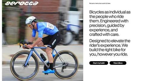 Preview of the Serotta website