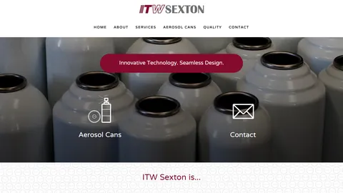 Preview of the ITW Sexton (Sexton Can) website