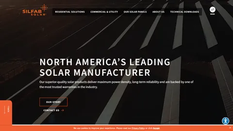 Preview of the Silfab Solar website