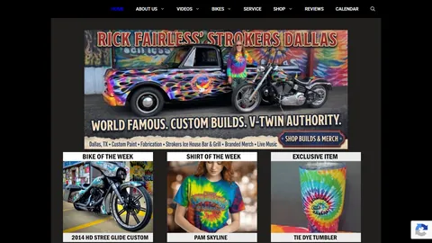 Preview of the Strokers Dallas website