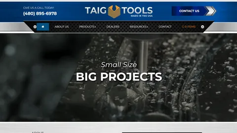 Preview of the TAIG Tools website