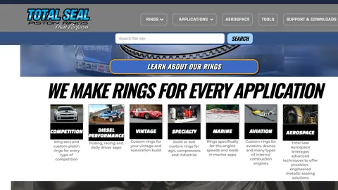 Preview of the Total Seal website