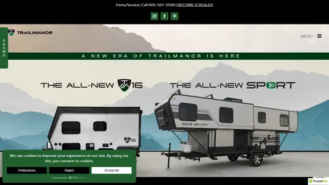 Preview of the TrailManor website