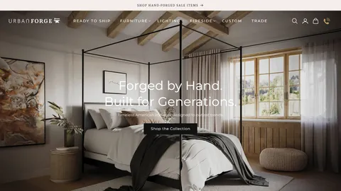 Preview of the Urban Forge (Stone County Ironworks) website