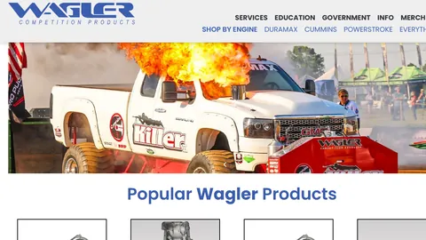 Preview of the Wagler Competition website