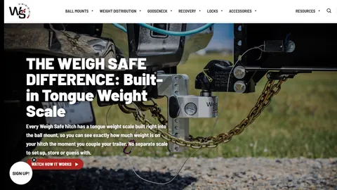 Preview of the Weigh Safe website
