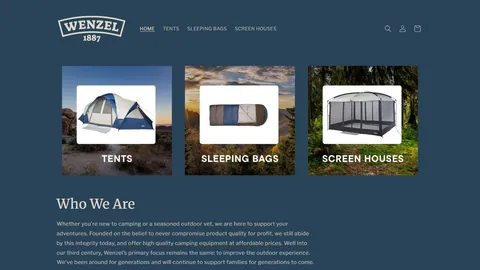 Preview of the Wenzel website