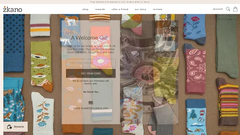 Preview of the zkano website