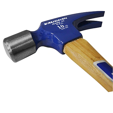 Vaughan Tools, Hammer Head, Steel, Nailing: Smooth Face, Fiberglass Handle.