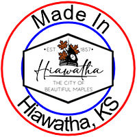 Made in Hiawatha, Kansas.