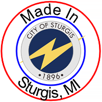 Made in Sturgis Michigan Symbol