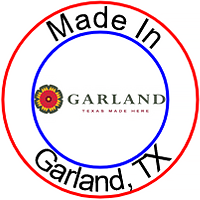 Made in Garland, TX Symbol