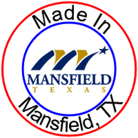 Made in Mansfield, Texas.