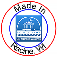 Made in Racine, Wisconsin.